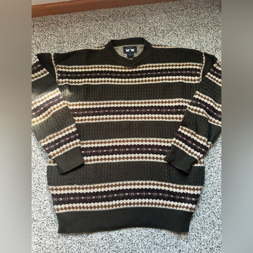 Vintage Woods & Gray crew neck sweater size large tall